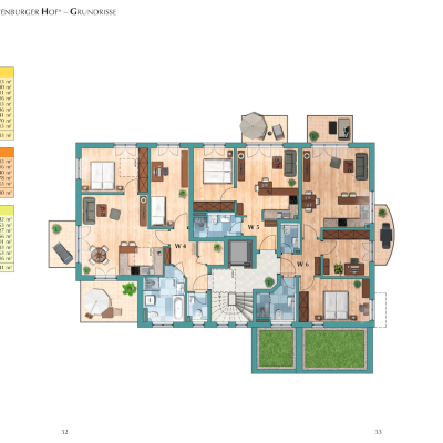 Obergeschoss W4/W5/W6